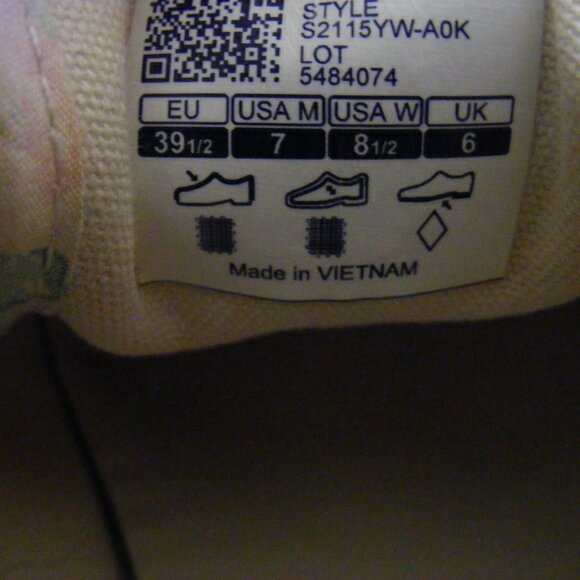 Ladies Size 8.5 Sunset Tropical Shoes Sneakers by Superga - Picture 8 of 8